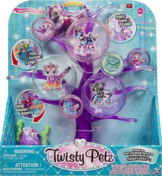 Twisty Petz, Série 3, Arbre à Bijoux Enchanté avec Bracelet à Collectionner Exclusif, pour Les Enfants À partir de 4 Ans