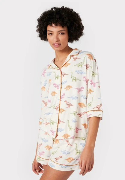 DINOSAUR PRINT - Pyjama - off white