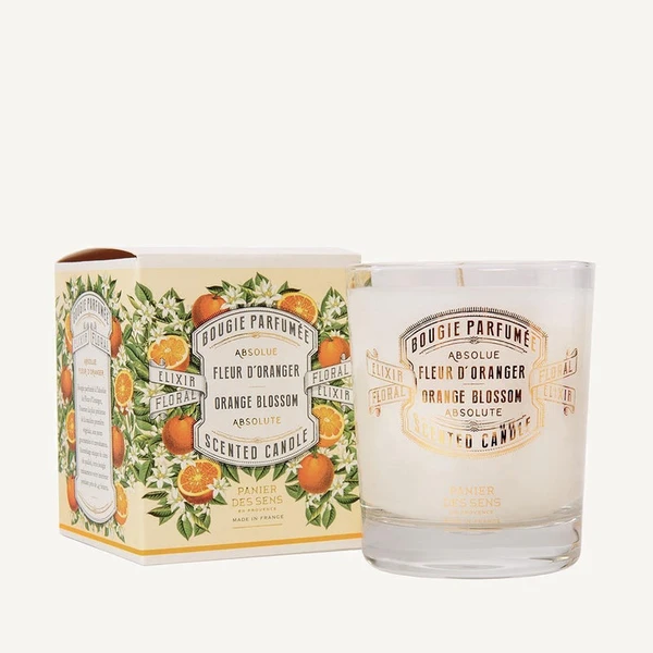 Bougie Parfumée - Parfum Fleur d'Oranger 180g