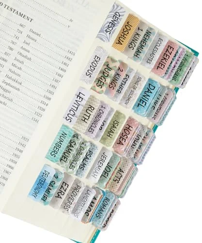 Mr. Pen | Bible Tabs - 75 Laminated Tabs for Old & New Testament