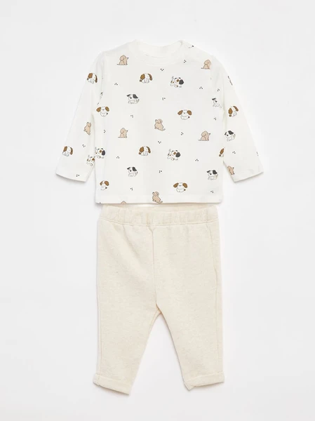 Ensemble t-shirt à manches longues + pantalon - 2 pièces