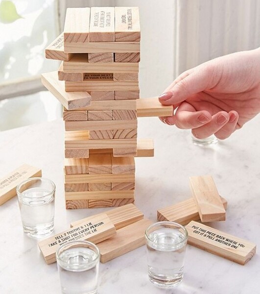 Jeu à boire - planchettes en bois à tirer