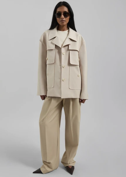 Duloe Field Jacket - Light Beige