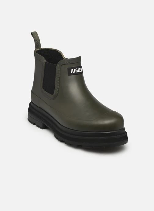 Bottes de pluie Bottines - SOFT RAIN FUR femme vert