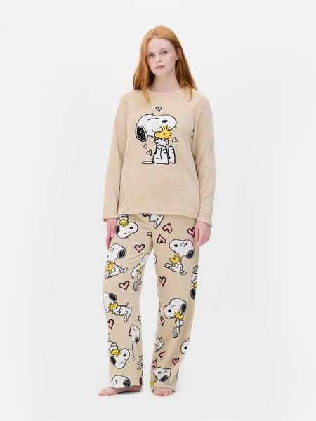 Pyjama sweat-shirt duveteux Snoopy
