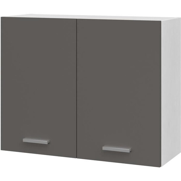 EXTRA Meuble haut de cuisine - 2 Portes - L 80 x P
