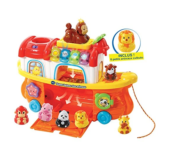 VTech - 504505 - Tut Tut Animo - Super Bateau des Animaux - Version FR