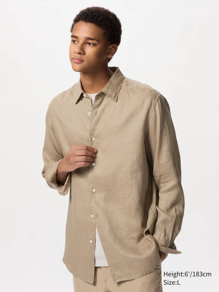 Chemise 100% lin premium