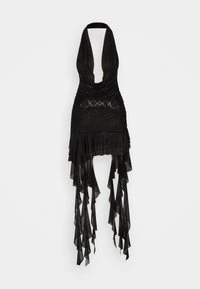 SNAFFLE BUCKLE OFF SHOULDER DRESS - Robe de cocktail - black
