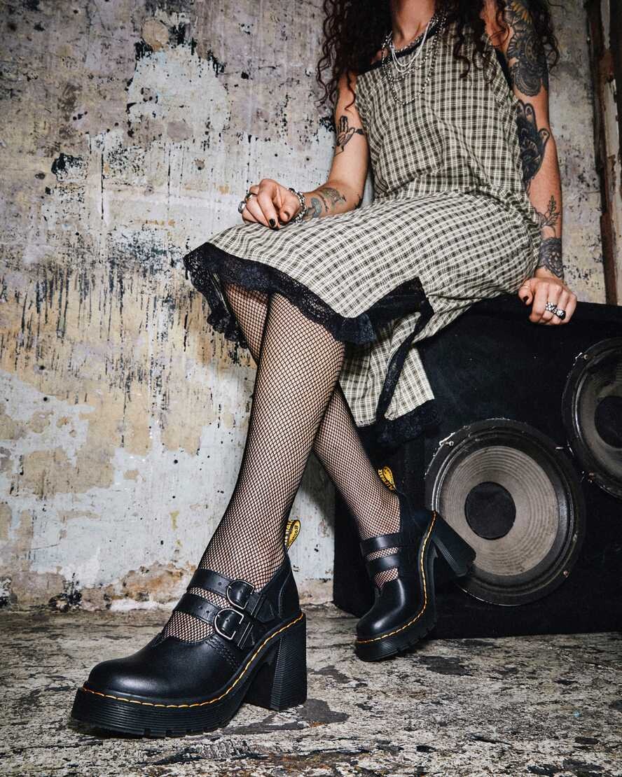DR MARTENS Chaussures &agrave; talons Eviee Sendal en cuir
