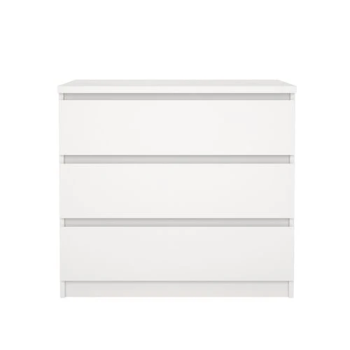 Commode 3 tiroirs BEST blanc mat - Commode - Chiffonnier BUT