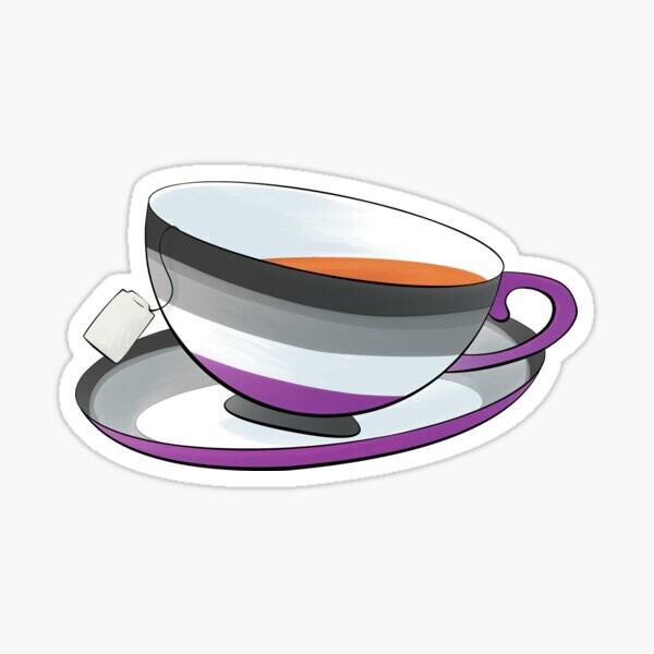 LGBTea Asexuel | Sticker