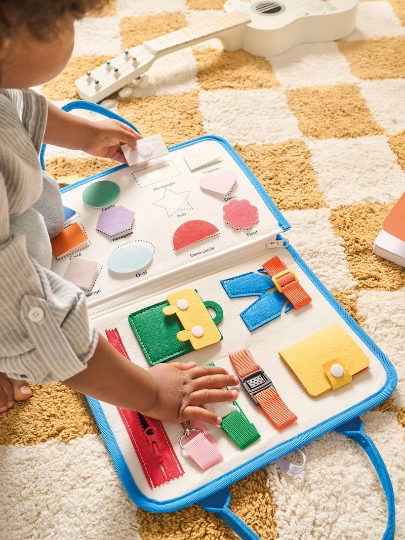 Livre d'éveil multi-activités multicolore - Vertbaudet
