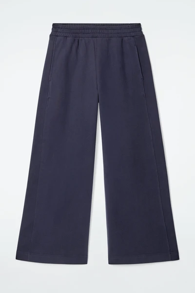PANTALON DE JOGGING LARGE EN COTON BROSSÉ