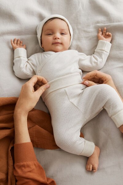 Ensemble évolutif - Écru chiné - ENFANT | H&M BE