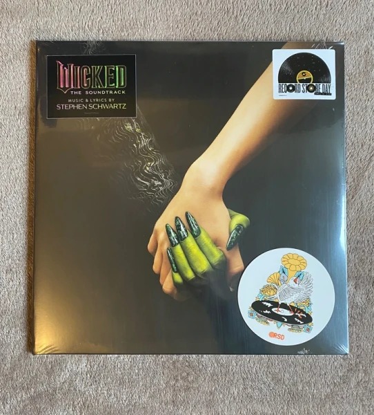 Wicked soundtrack record store day 2025 rsd glitter vinyl nieuw & gesealed