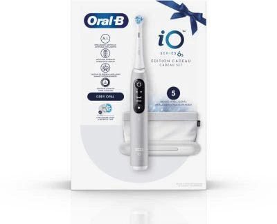 Brosse à dents électrique ORAL-B iO6s Series Gris Opal edition cadeau