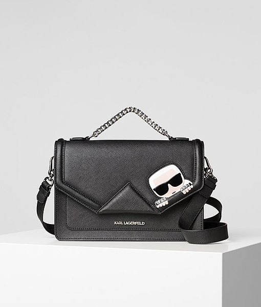 Collections K/Ikonik Sac Bandoulière En Cuir | Karl Lagerfeld |par Karl Lagerfeld | Karl.com