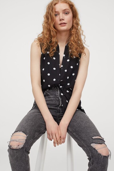 Blouse sans manches