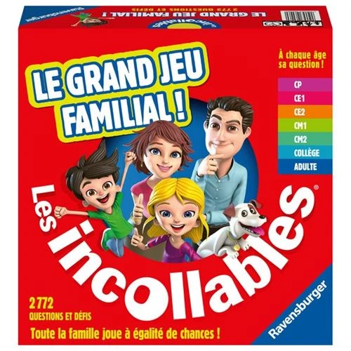 Jeu de culture générale Ravensburger Grand jeu familial des Incollables