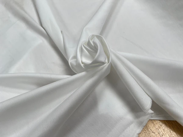 OXFORD DE COTON BLANC UNI
