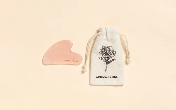 Gua Sha visage quartz rose