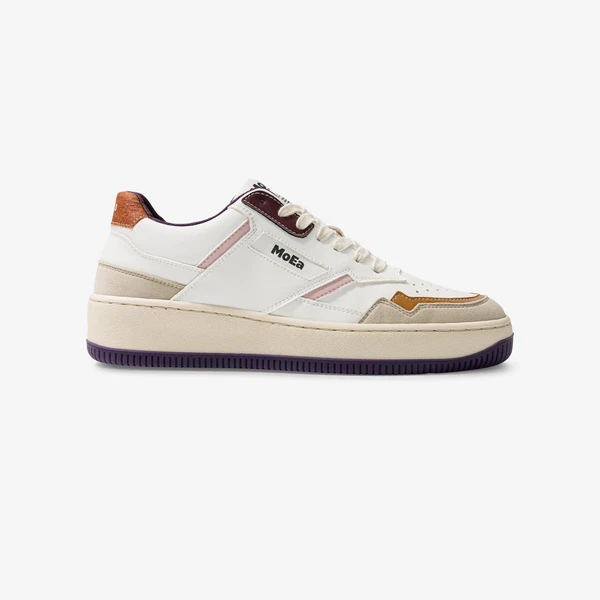 Baskets vegan en matière recyclée | prune "gen1 all in purple" Moea