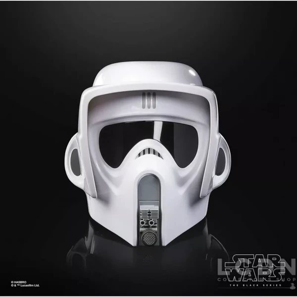 Casque : Star Wars VI Le Retour du Jedi Black Series Casque Electronique 1/1 Biker Scout