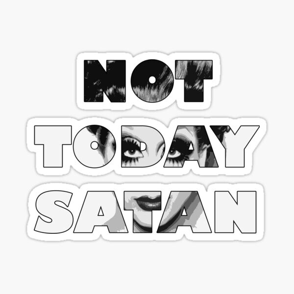 Bianca Del Rio pas aujourd'hui Satan | Sticker