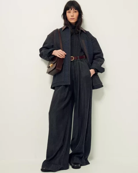 MIREA Black Denim | Veste | SESSÙN Site officiel