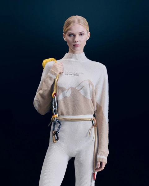 Pull Col Montant  (H24 / FEMME / Beige)