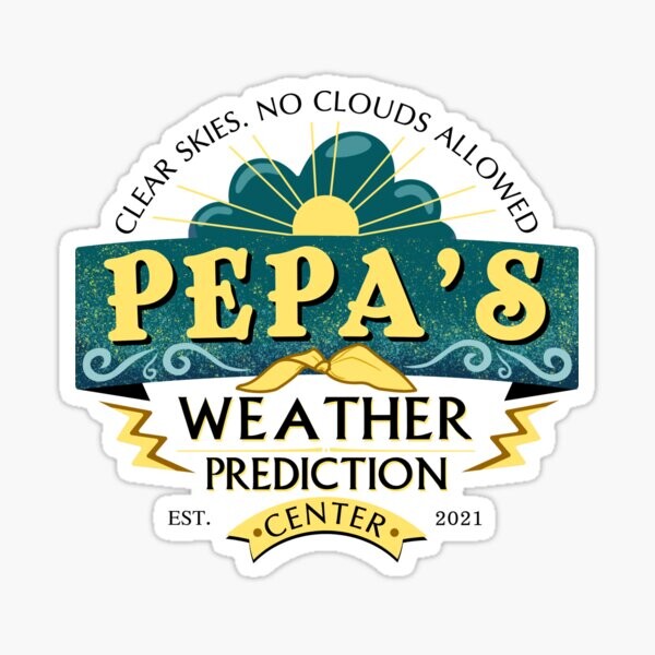 Centre de prévisions météorologiques de Pepa | Sticker