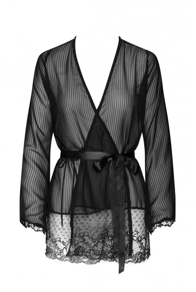 Kimono mousseline rayée