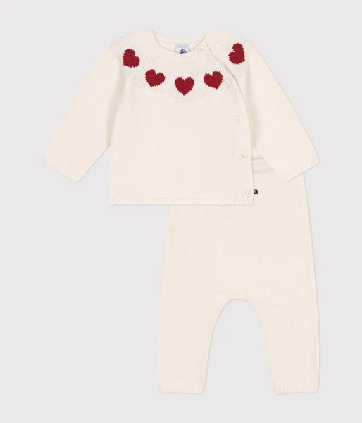 Ensemble 2 pièces en tricot bébé