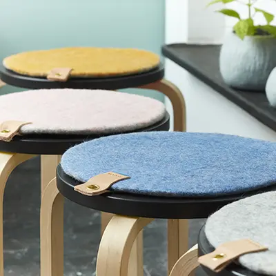 Seat cushion in 100% wool | Aveva Design
