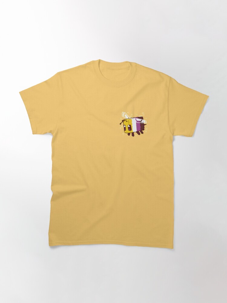 Abeille Minecraft Fierté non binaire | T-shirt classique