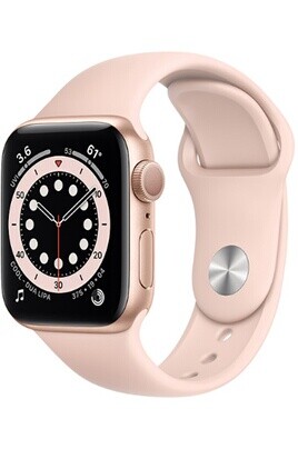 Apple watch Apple Apple Watch Series 6 GPS, 44mm boitier aluminium or avec bracelet sport rose