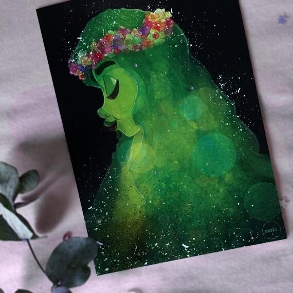 Carte postale &quot;Green&quot;