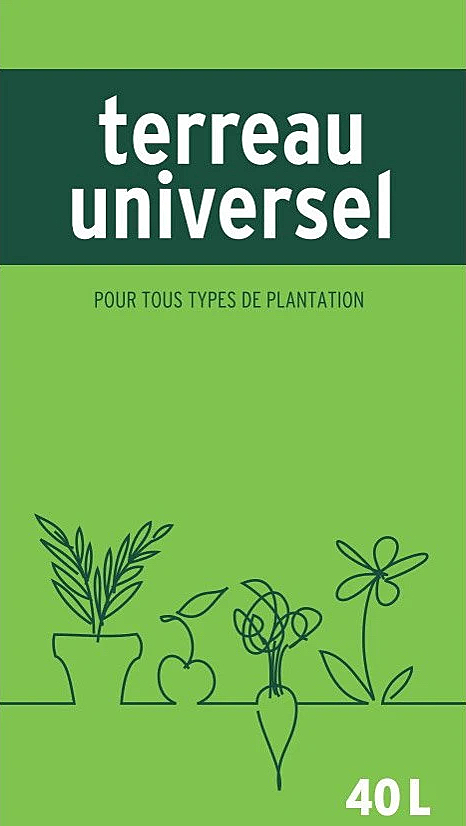 Terreau universel, 40 l