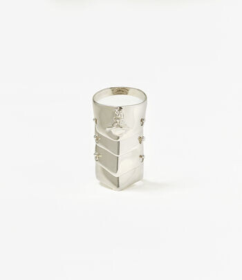 Vivienne Westwood Rings | Unisex Jewellery | Vivienne Westwood - Armour Ring Silver-Tone
