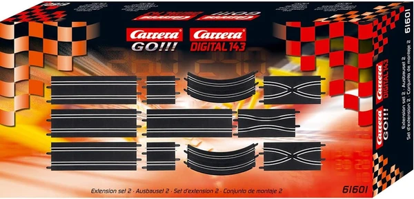 Carrera - 20061601 Go!!! - Accessoires pour Circuit - 1/43 EME analogique - Kit d'extension 2