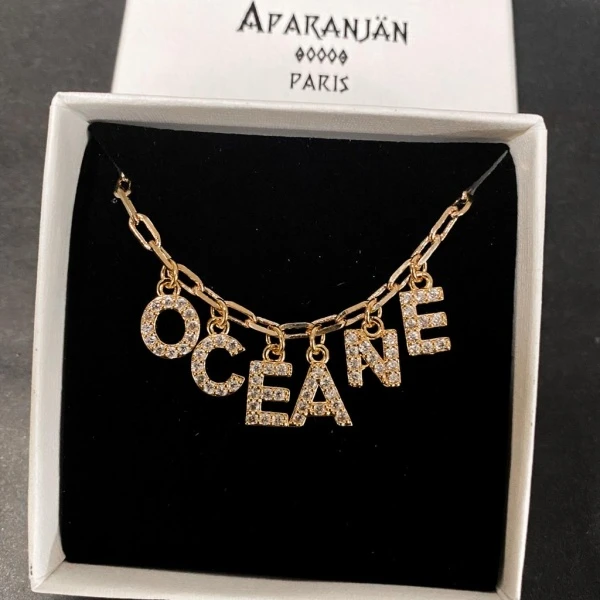 Collier "PALABRA" OR personnalisable