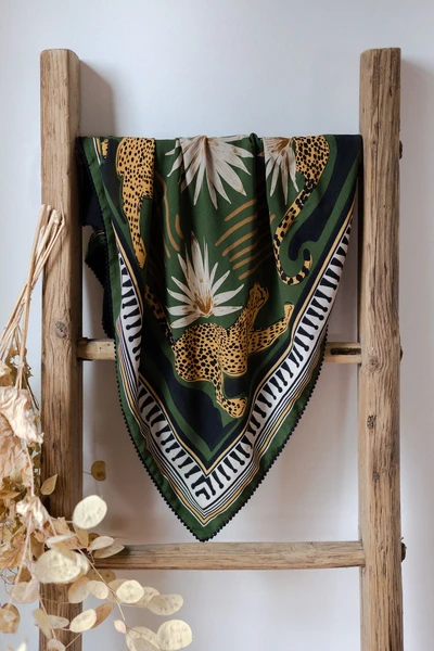 Joli Kit Couture - Foulard Léo kaki