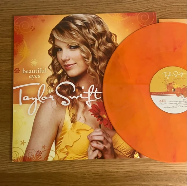 Vinyle Taylor Swift Beautiful eyes orange 
