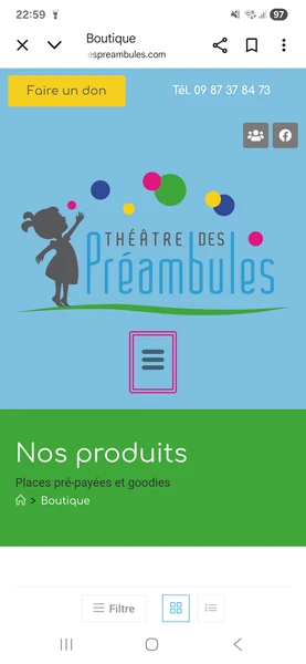Theatre des préambule 