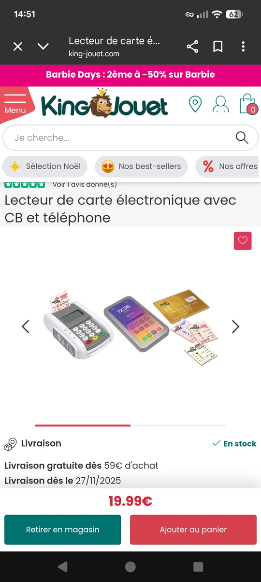 Lecteur de carte électronique avec CB et téléphone