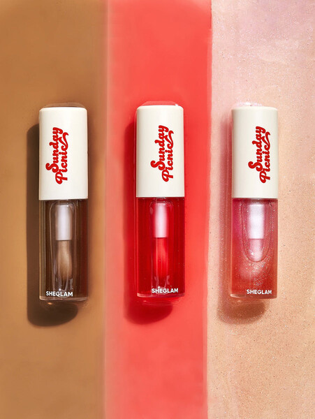 Sunday Picnic Layer cake Lip Oil Set - Multicolor