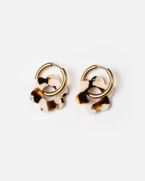 Boucles d'Oreilles Baby Fleurette (Dorées ou Argentées)