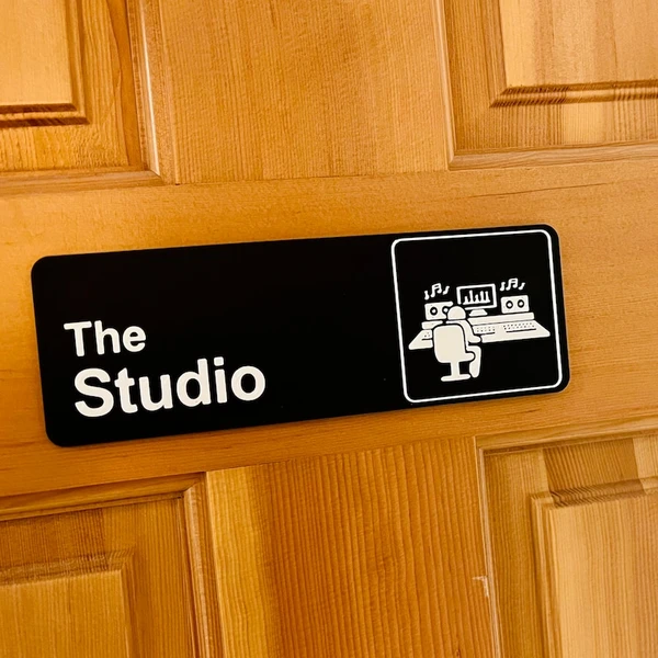 Music Studio Sign - Recording Studio - Producer Audio Engineer Plaque Beatlab Stu