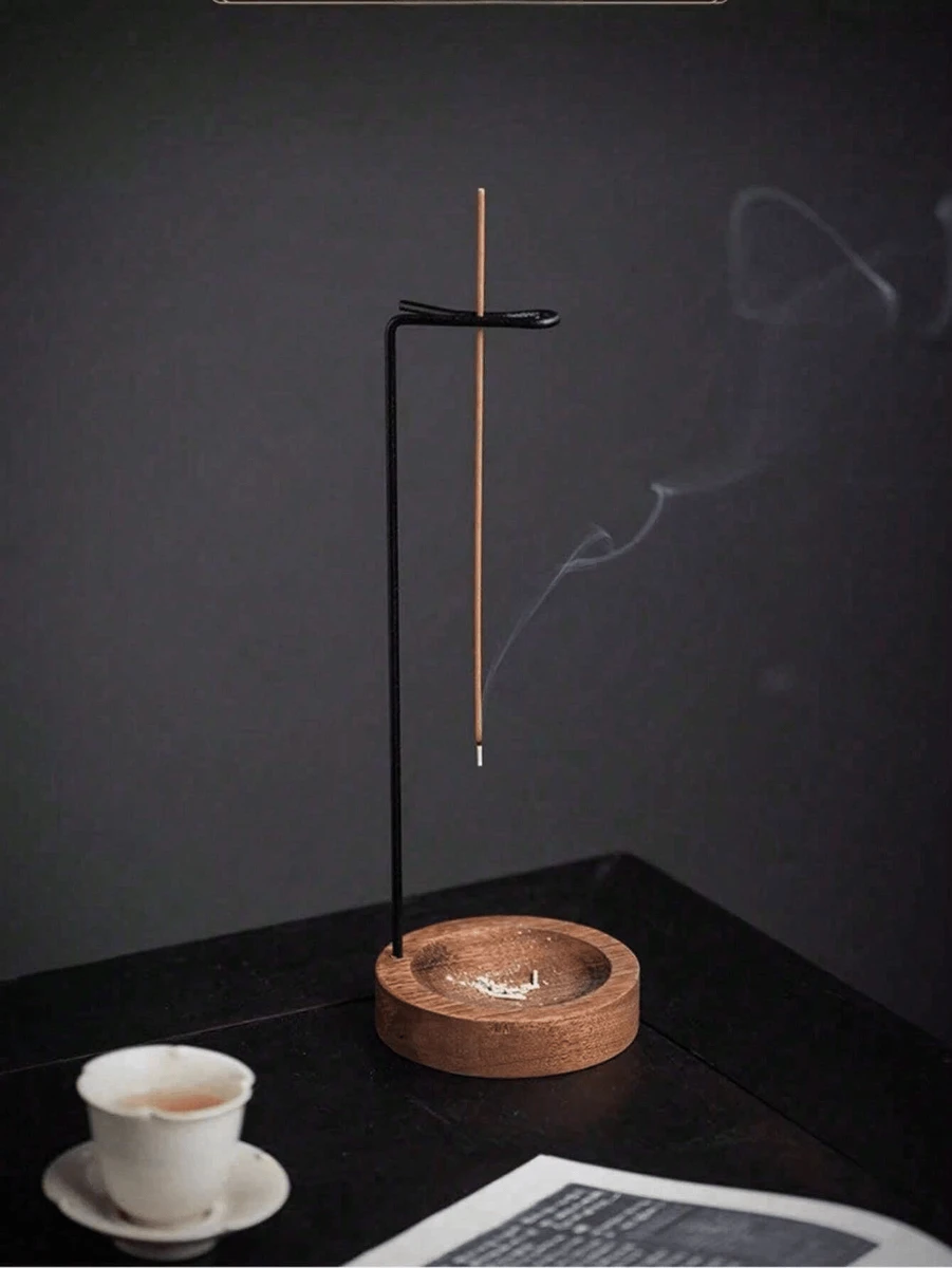 1 pièce Brûleur d'encens suspendu Porte-encens de ligne créative pour la maison, la fragrance et la méditation, le salon, la chambre, la décoration du bureau, Halloween, effrayant, automne, hiver, vacances, festival